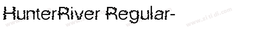 HunterRiver Regular字体转换
